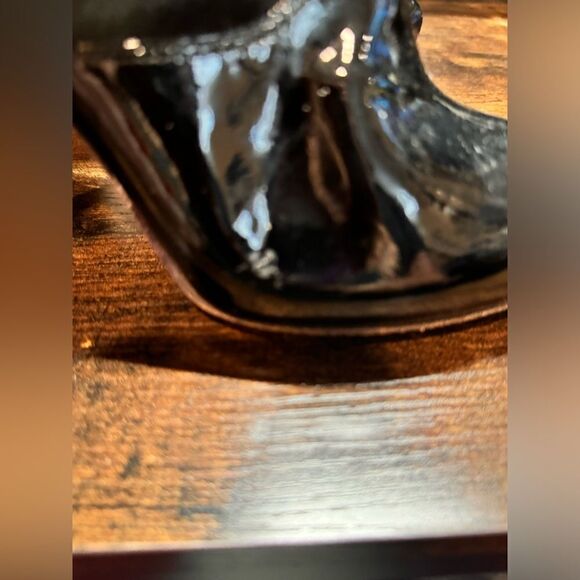 Via Spiga Black patent leather and suede boots size 7.5 - Picture 7 of 12